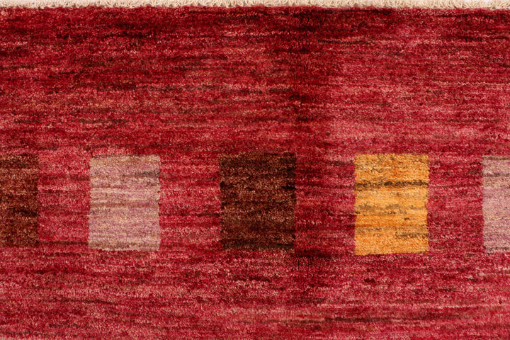 Firebrick Gabbeh 6' 8 x 8' 4 - No. 34235 - ALRUG Rug Store