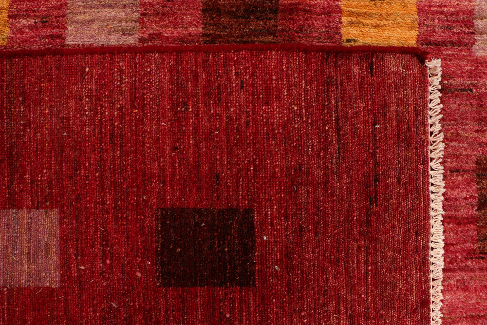 Firebrick Gabbeh 6' 8 x 8' 4 - No. 34235 - ALRUG Rug Store