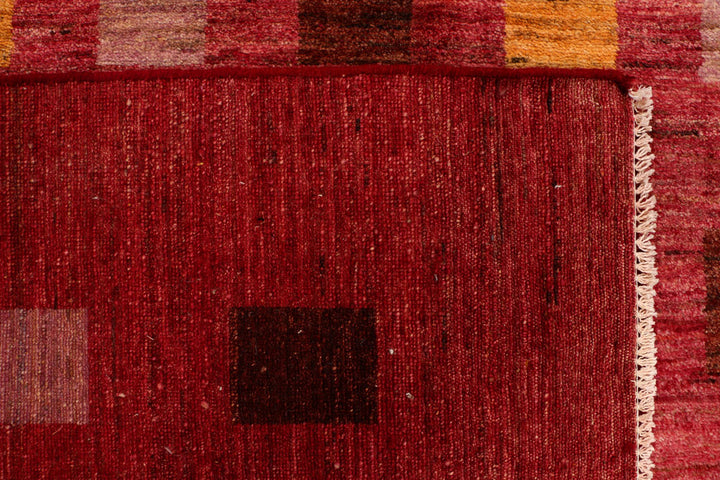 Firebrick Gabbeh 6' 8 x 8' 4 - No. 34235 - ALRUG Rug Store