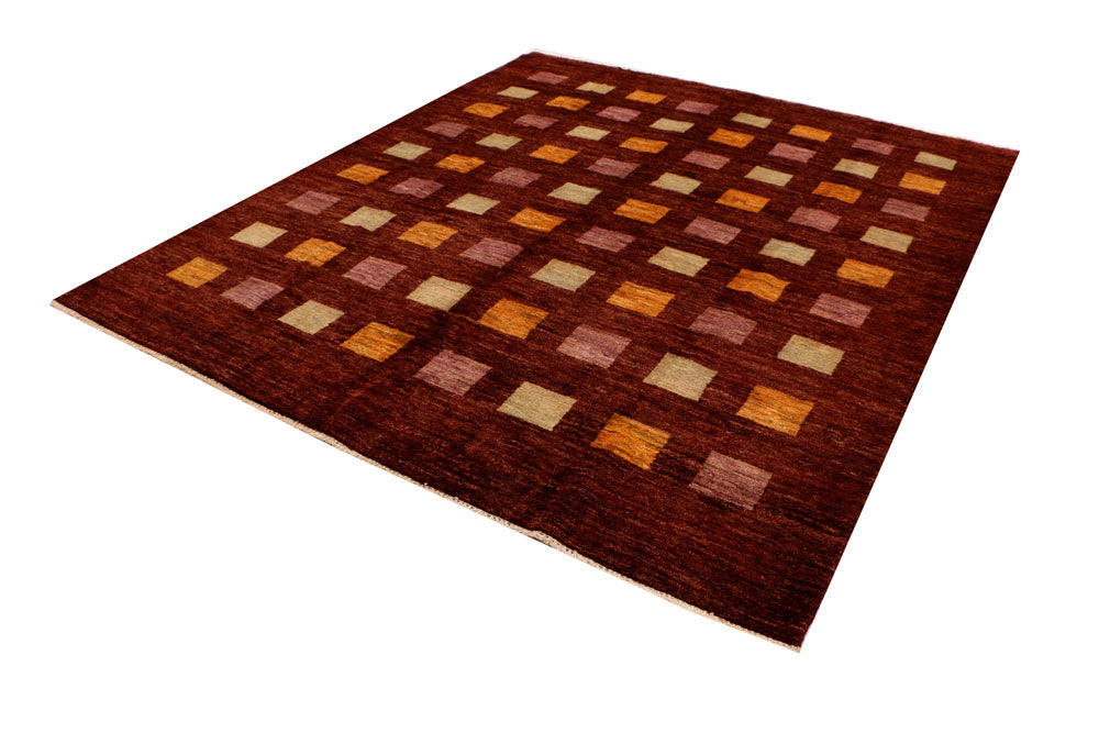 Brown Gabbeh 6' 9 x 7' 9 - No. 34237 - ALRUG Rug Store