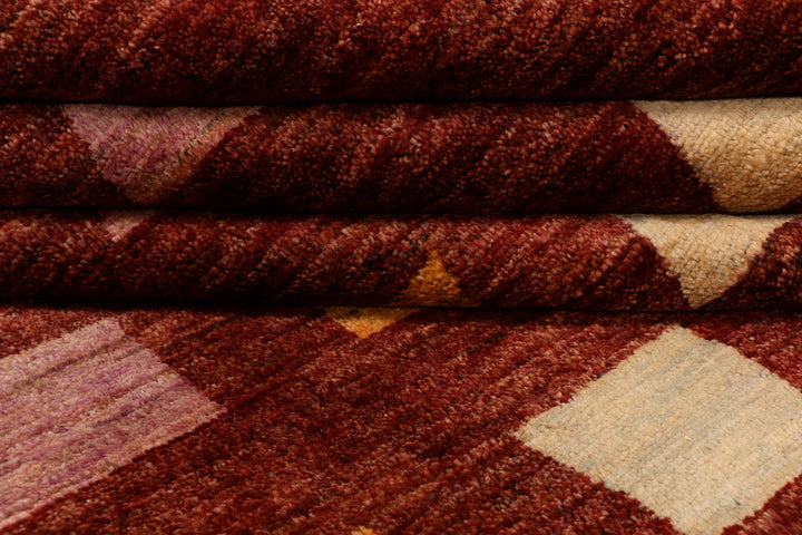 Brown Gabbeh 6' 9 x 7' 9 - No. 34237 - ALRUG Rug Store