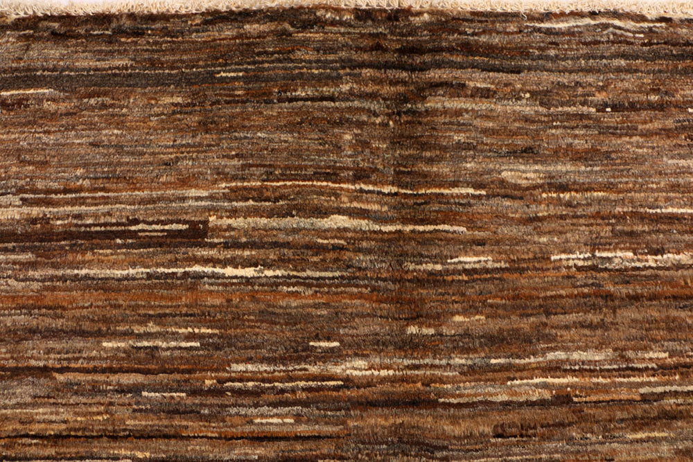 Saddle Brown Gabbeh 6' 7 x 9' 2 - No. 34239 - ALRUG Rug Store
