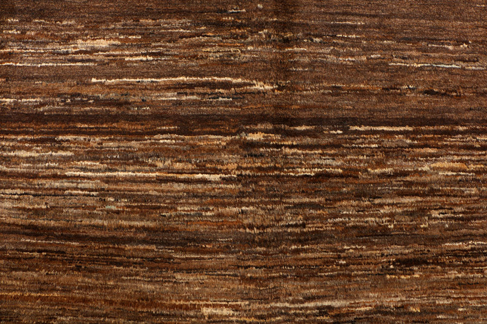 Saddle Brown Gabbeh 6' 7 x 9' 2 - No. 34239 - ALRUG Rug Store
