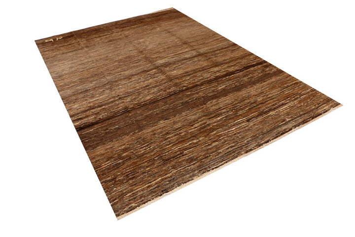 Saddle Brown Gabbeh 6' 7 x 9' 2 - No. 34239 - ALRUG Rug Store