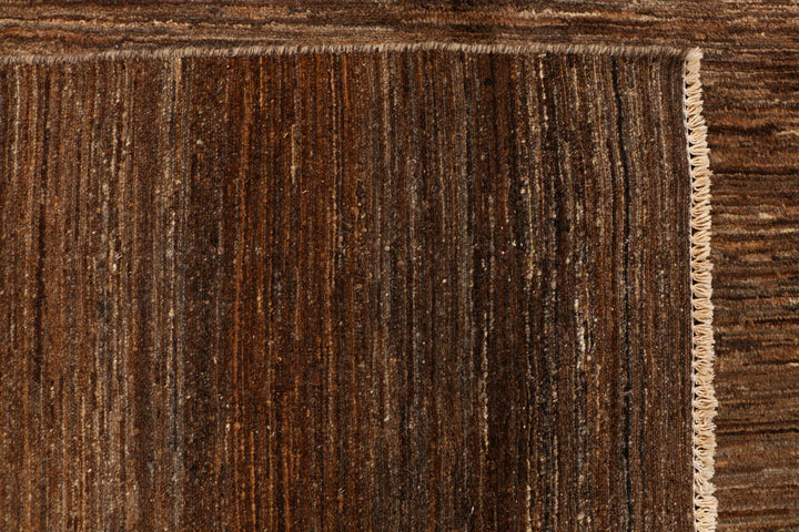 Saddle Brown Gabbeh 6' 7 x 9' 2 - No. 34239 - ALRUG Rug Store