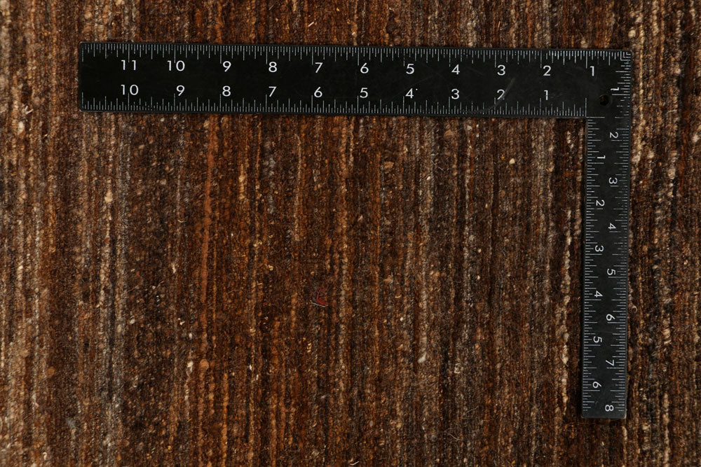 Saddle Brown Gabbeh 6' 7 x 9' 2 - No. 34239 - ALRUG Rug Store