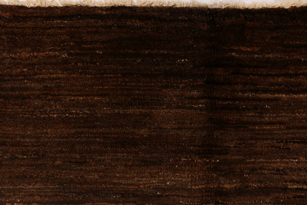 Saddle Brown Gabbeh 6' 3 x 10' 1 - No. 34240 - ALRUG Rug Store