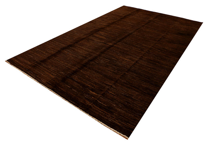 Saddle Brown Gabbeh 6' 3 x 10' 1 - No. 34240 - ALRUG Rug Store