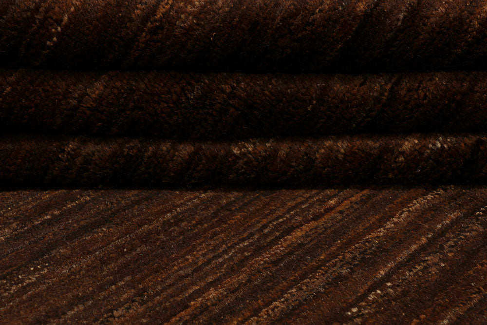 Saddle Brown Gabbeh 6' 3 x 10' 1 - No. 34240 - ALRUG Rug Store