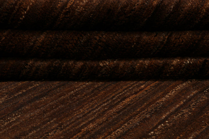 Saddle Brown Gabbeh 6' 3 x 10' 1 - No. 34240 - ALRUG Rug Store