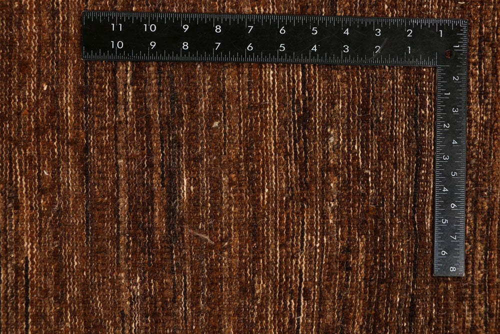 Saddle Brown Gabbeh 6' 3 x 10' 1 - No. 34240 - ALRUG Rug Store