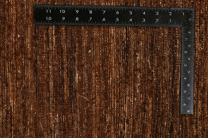 Saddle Brown Gabbeh 6' 3 x 10' 1 - No. 34240 - ALRUG Rug Store