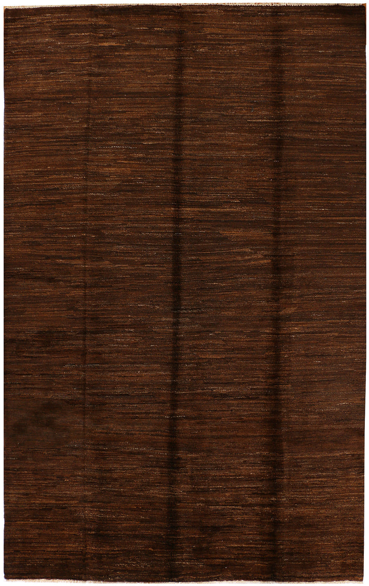 Saddle Brown Gabbeh 6' 3 x 10' 1 - No. 34240 - ALRUG Rug Store