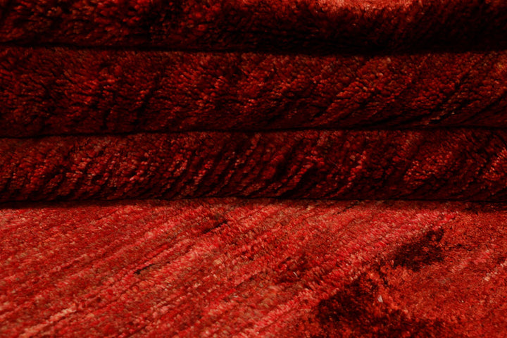 Orange Red Gabbeh 6' 6 x 6' 5 - No. 34244 - ALRUG Rug Store