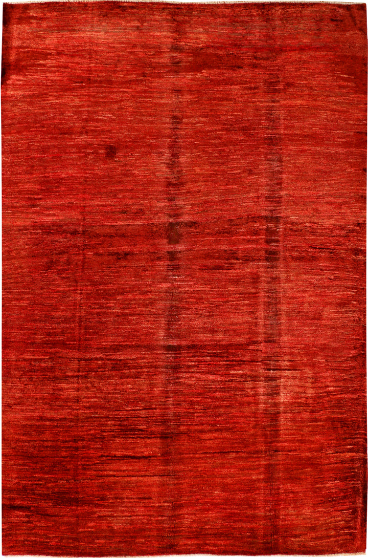 Orange Red Gabbeh 6' 6 x 6' 5 - No. 34244 - ALRUG Rug Store