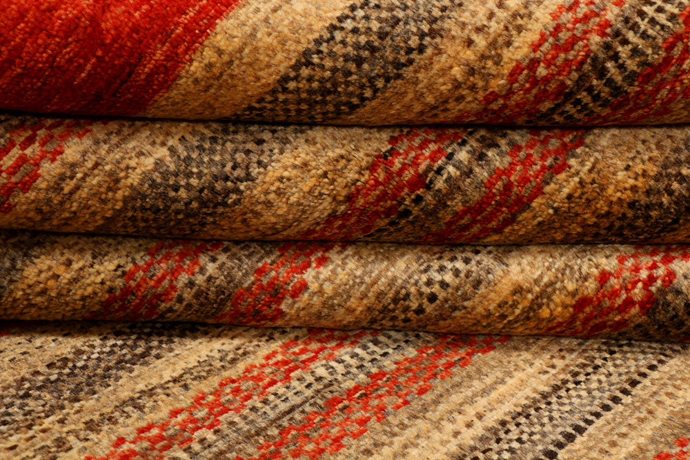 Multi Colored Gabbeh 6' 5 x 9' 6 - No. 34247 - ALRUG Rug Store