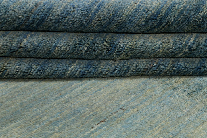 Steel Blue Gabbeh 6' 8 x 7' 10 - No. 34257 - ALRUG Rug Store