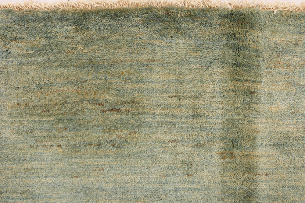 Dark Sea Green Gabbeh 6' 1 x 9' 1 - No. 34260 - ALRUG Rug Store