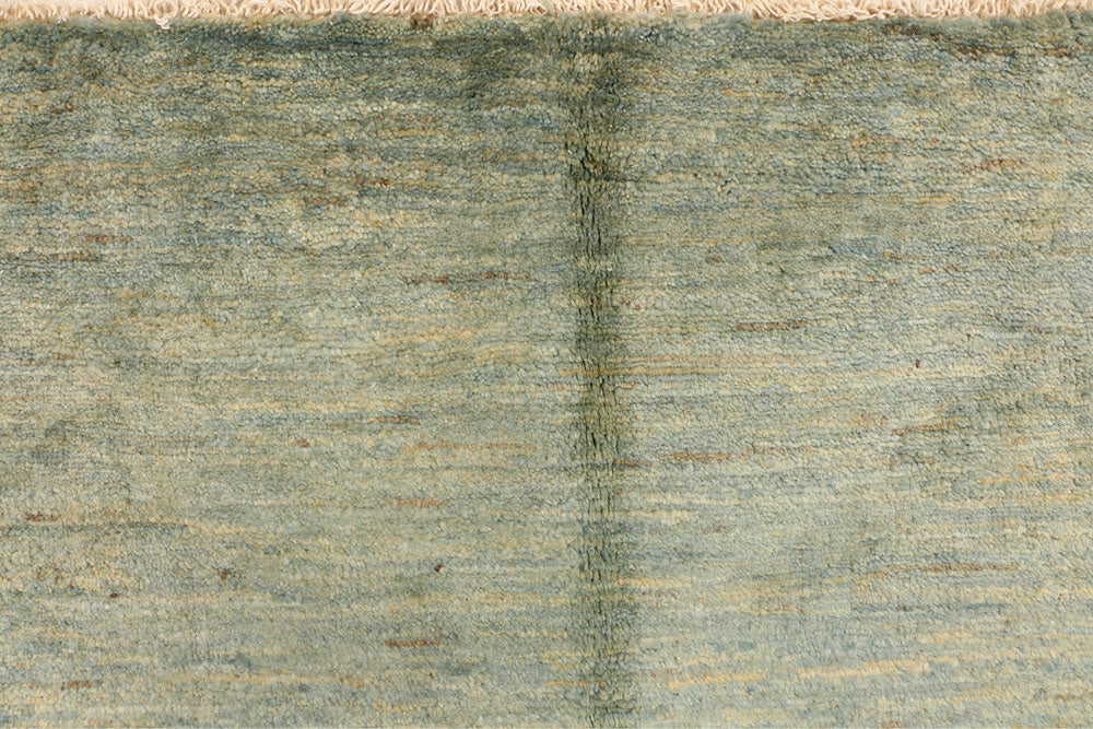 Dark Sea Green Gabbeh 6' 1 x 9' 1 - No. 34260 - ALRUG Rug Store