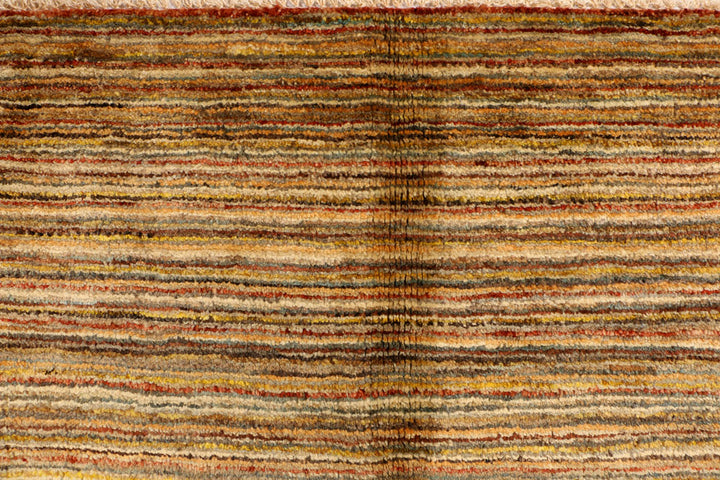 Saddle Brown Gabbeh 6' 5 x 10' - No. 34261 - ALRUG Rug Store