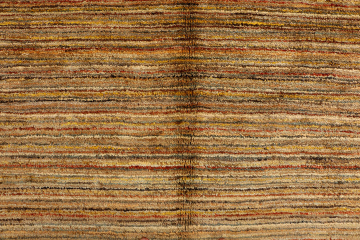Saddle Brown Gabbeh 6' 5 x 10' - No. 34261 - ALRUG Rug Store