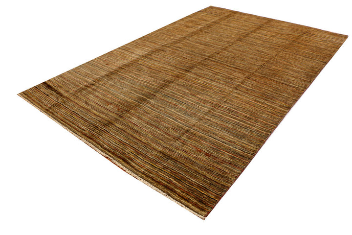 Saddle Brown Gabbeh 6' 5 x 10' - No. 34261 - ALRUG Rug Store