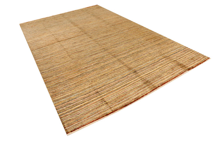 Saddle Brown Gabbeh 6' 5 x 10' - No. 34261 - ALRUG Rug Store