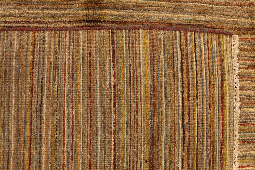 Saddle Brown Gabbeh 6' 5 x 10' - No. 34261 - ALRUG Rug Store