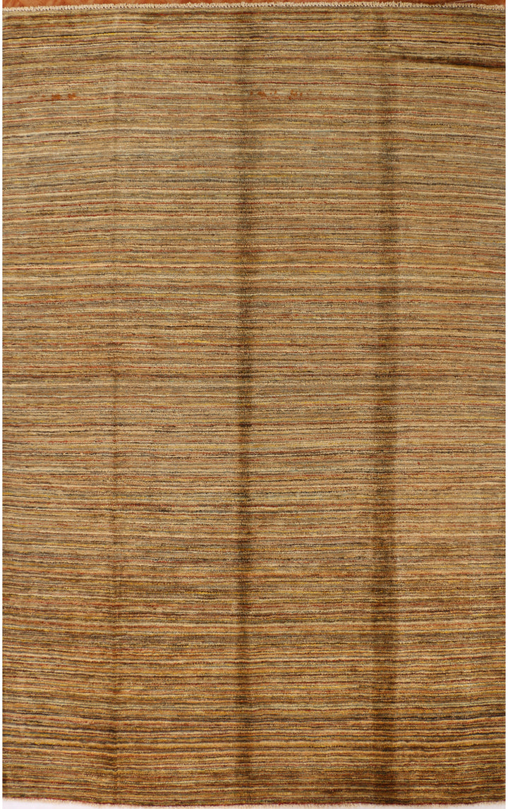 Saddle Brown Gabbeh 6' 5 x 10' - No. 34261 - ALRUG Rug Store