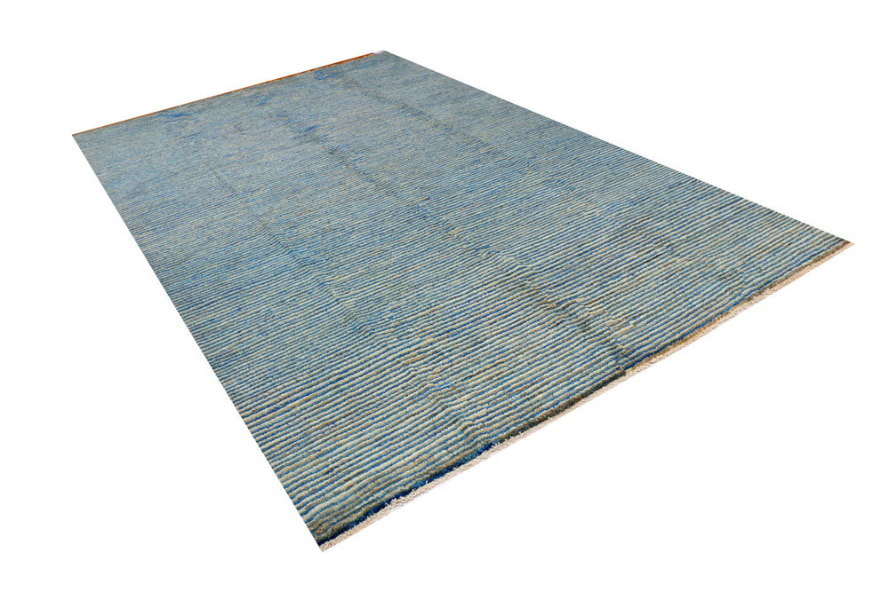 Steel Blue Gabbeh 6' 8 x 10' 4 - No. 34262 - ALRUG Rug Store