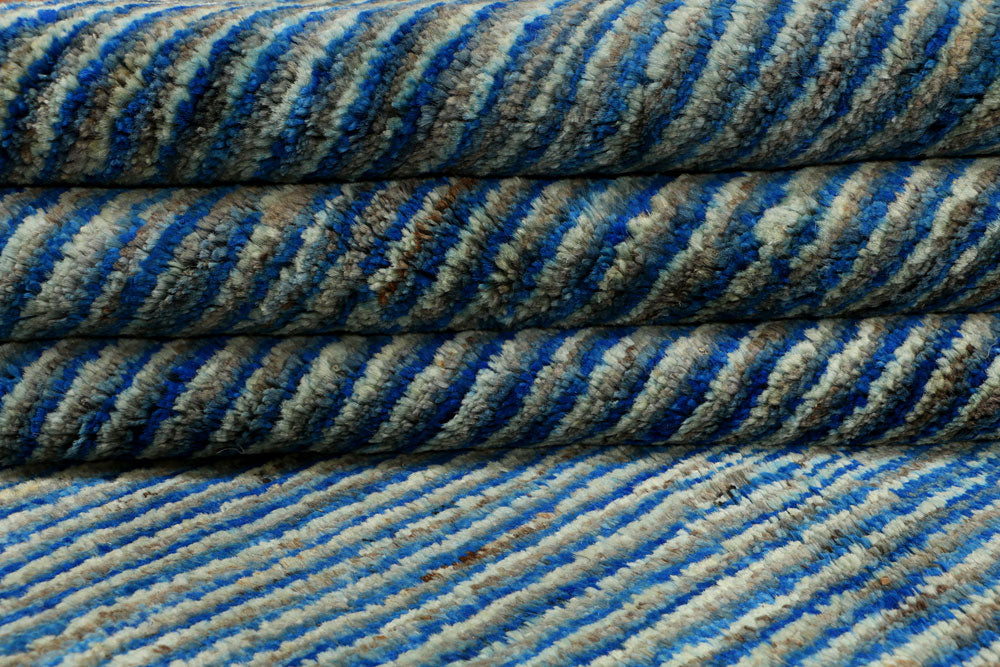 Steel Blue Gabbeh 6' 8 x 10' 4 - No. 34262 - ALRUG Rug Store