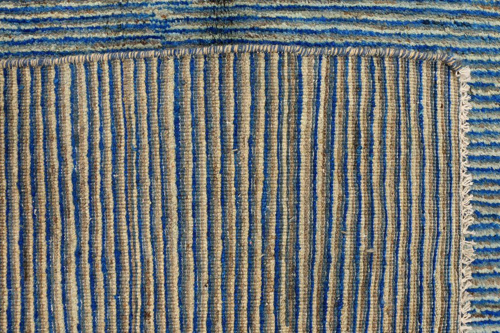 Steel Blue Gabbeh 6' 8 x 10' 4 - No. 34262 - ALRUG Rug Store