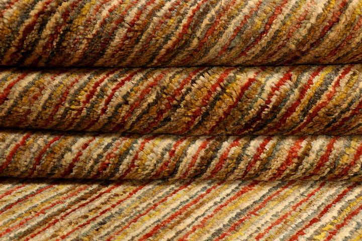 Saddle Brown Gabbeh 6' 4 x 9' 10 - No. 34264 - ALRUG Rug Store