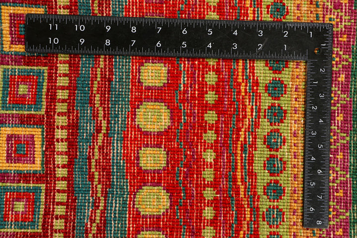 Multi Colored Gabbeh 6' x 9' 1 - No. 34265 - ALRUG Rug Store