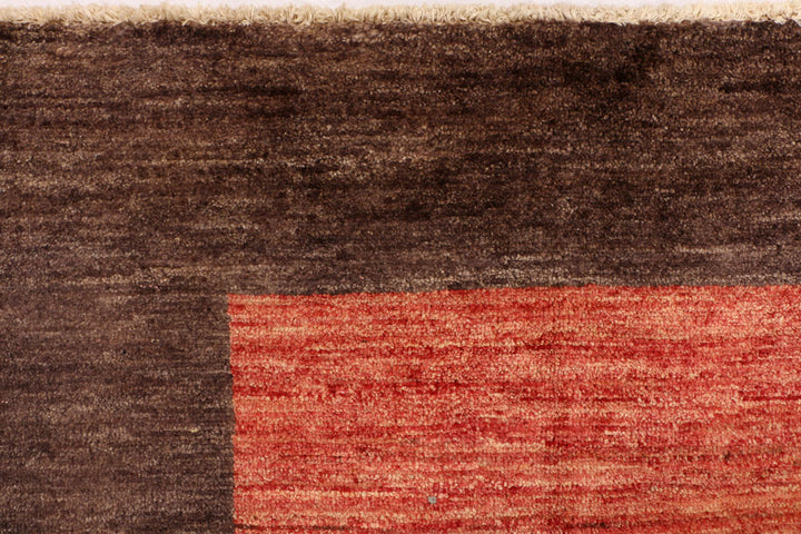 Orange Red Gabbeh 6' 6 x 9' 11 - No. 34267 - ALRUG Rug Store
