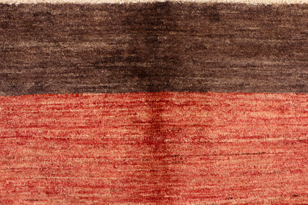 Orange Red Gabbeh 6' 6 x 9' 11 - No. 34267 - ALRUG Rug Store