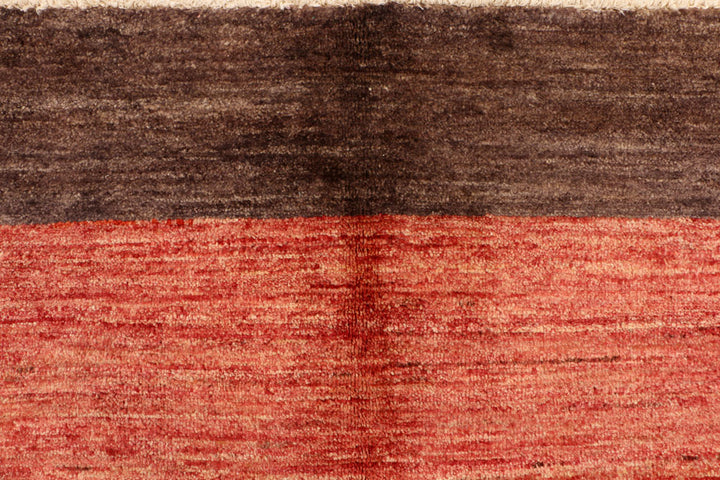 Orange Red Gabbeh 6' 6 x 9' 11 - No. 34267 - ALRUG Rug Store