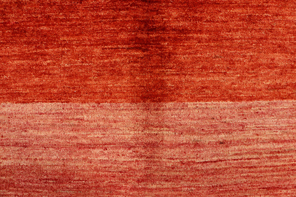 Orange Red Gabbeh 6' 6 x 9' 11 - No. 34267 - ALRUG Rug Store