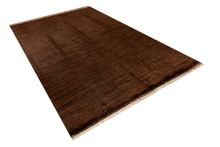 Saddle Brown Gabbeh 6' 6 x 10' 1 - No. 34269 - ALRUG Rug Store
