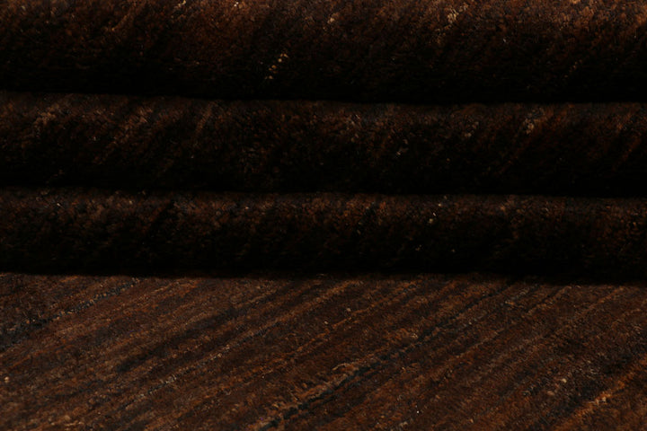 Saddle Brown Gabbeh 6' 6 x 10' 1 - No. 34269 - ALRUG Rug Store