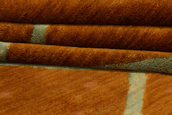 Chocolate Ikat 7' 3 x 10' 5 - No. 34270 - ALRUG Rug Store