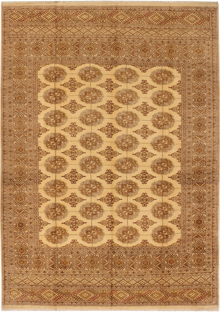 Navajo White Bokhara 6' 5 x 9' 2 - No. 34271 - ALRUG Rug Store
