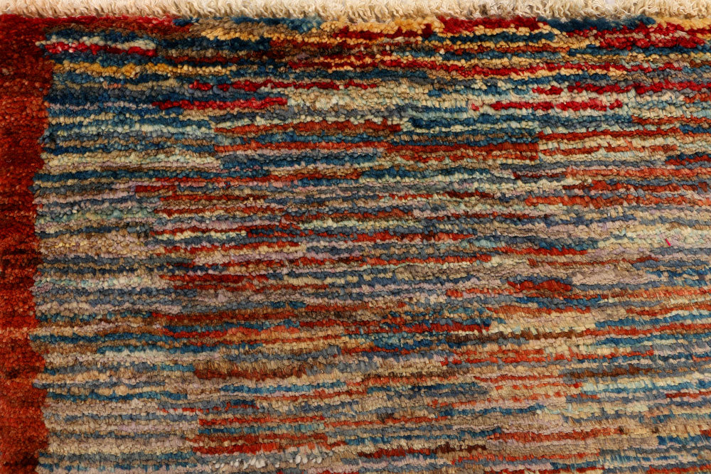 Multi Colored Gabbeh 2' 1 x 2' 11 - No. 34283 - ALRUG Rug Store