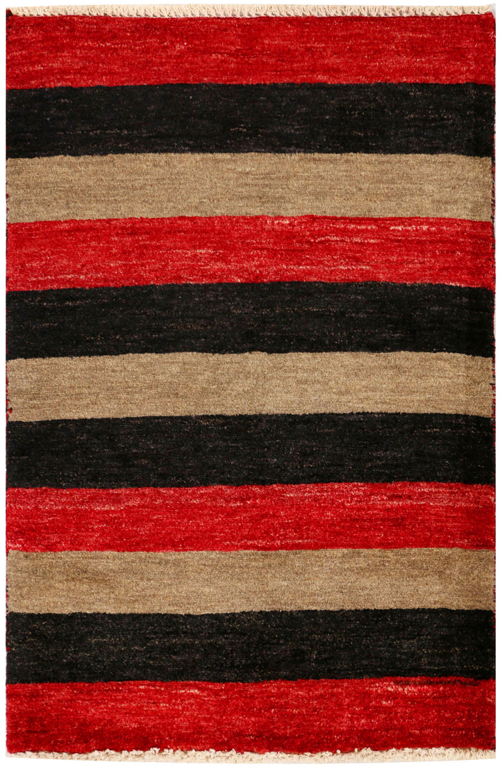 Multi Colored Gabbeh 2' 1 x 3' 1 - No. 34285 - ALRUG Rug Store