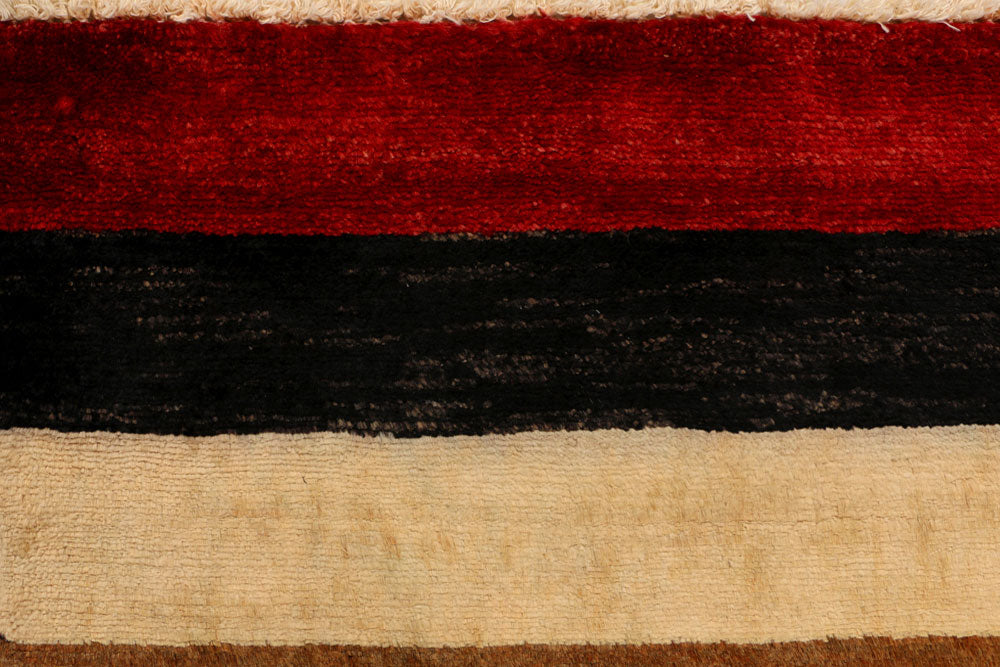 Multi Colored Gabbeh 2' 1 x 3' - No. 34291 - ALRUG Rug Store
