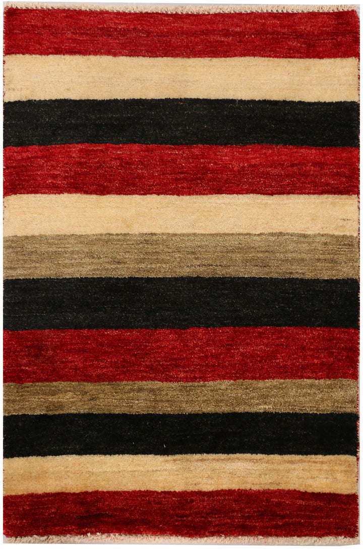 Multi Colored Gabbeh 2' 2 x 3' 1 - No. 34303 - ALRUG Rug Store