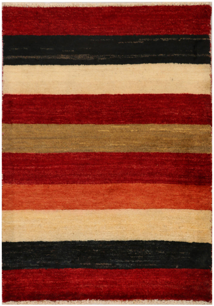 Multi Colored Gabbeh 2' 1 x 2' 11 - No. 34306 - ALRUG Rug Store