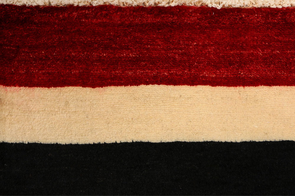 Multi Colored Gabbeh 2' 1 x 3' - No. 34307 - ALRUG Rug Store
