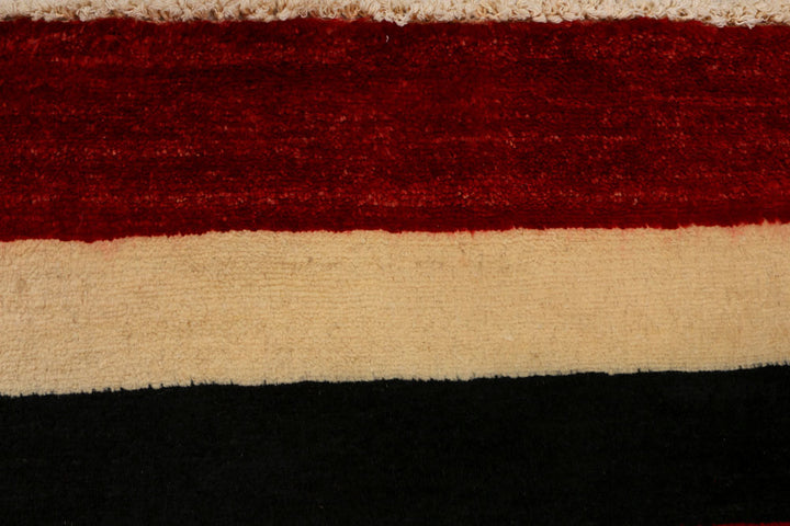 Multi Colored Gabbeh 2' 1 x 3' - No. 34307 - ALRUG Rug Store
