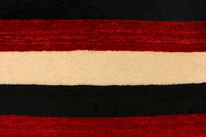 Multi Colored Gabbeh 2' 1 x 3' - No. 34307 - ALRUG Rug Store